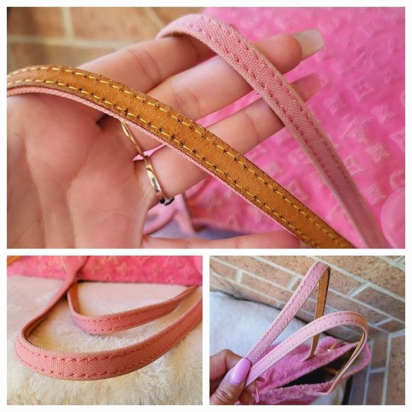 🩷AUTHENTIC Pink Louis Vuitton Neverfull MM Stone - Picture 15 of 15